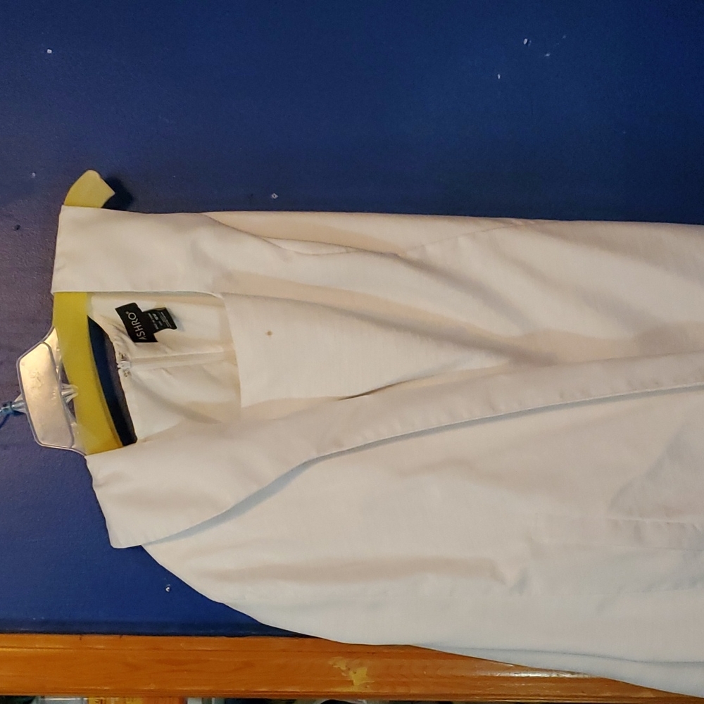 A two-piece White Dress and Jacket